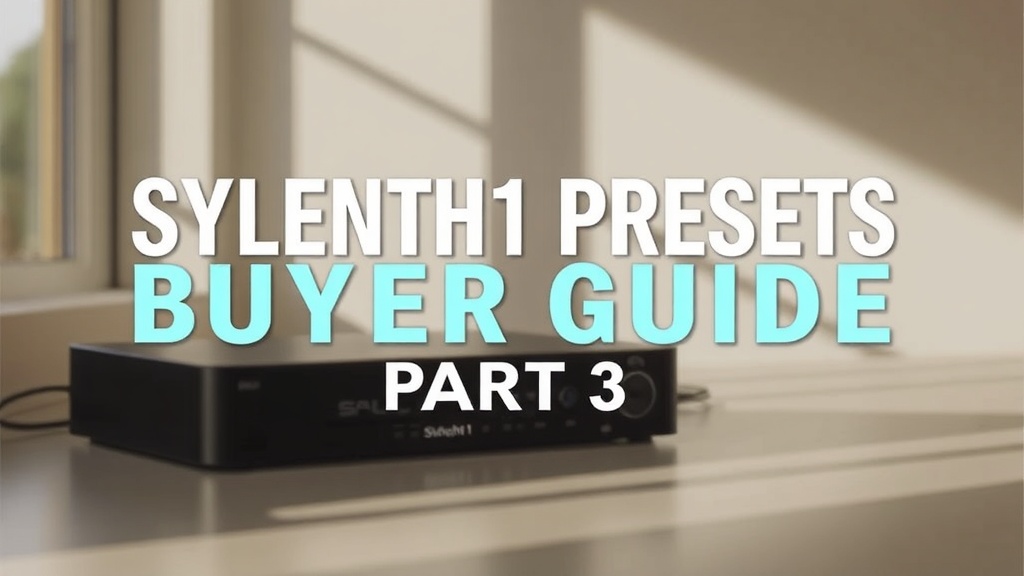 Sylenth1 Presets Buyer Guide Part 3 | SoundShockAudio