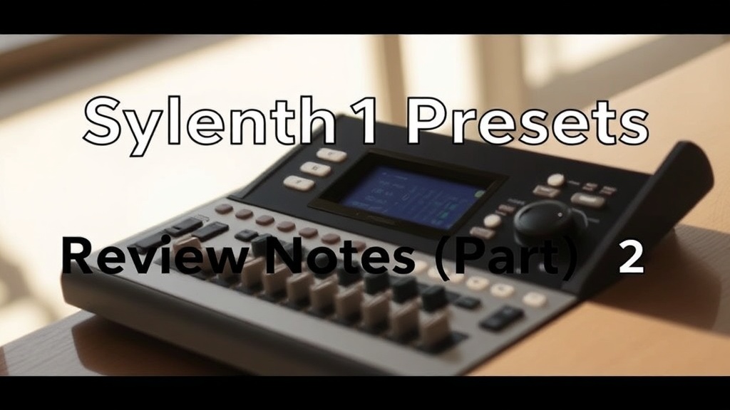 Sylenth1 Presets Review Notes Part 2 | SoundShockAudio