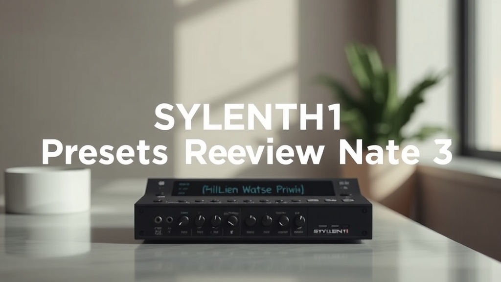 Sylenth1 Presets Review Notes Part 3 | SoundShockAudio