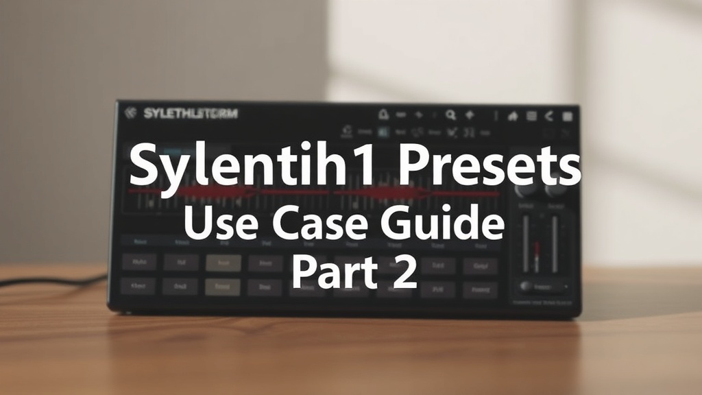 Sylenth1 Presets Use Case Guide Part 2 | SoundShockAudio